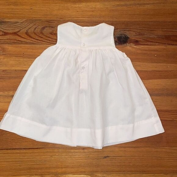 Petit Ami Pale Pink Embroidered Sleeveless Dress 3 Months Ducks - Picture 3 of 10